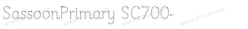 SassoonPrimary SC700字体转换